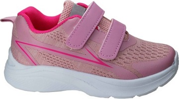 RÓŻOWE ADIDASY dla dziewczynki buty sportowe lekkie przewiewne na rzep r 32