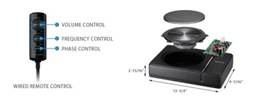 KENWOOD KSC-PSW8 АКТИВНЫЙ САБВУФЕР 250ВТ 20СМ