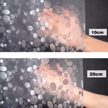 ZASŁONA PRYSZNICOWA WODOODPORNA Z 3 MAGNESAMI 180*200cm