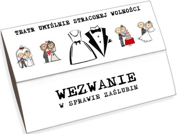 Zaproszenia Ślubne ZAWIADOMIENIA WEZWANIE na Ślub