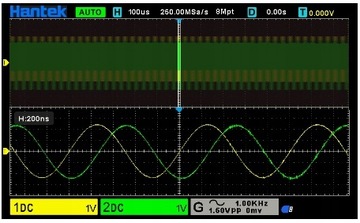 Hantek DSO2C10 - 2-kanałowy oscyloskop 100MHz