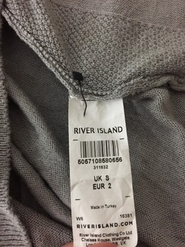 River Island sweter dzianinowe polo S *PW577*