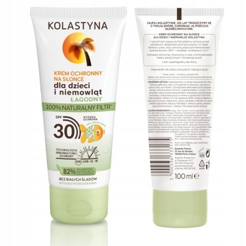 Krem na słońce dla dzieci Kolastyna 30 SPF 100 ml