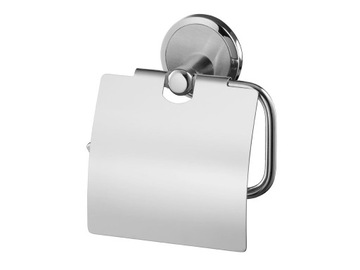 UCHWYT WC NA PAPIER Z KLAPKĄ SENSATION BISK 03090