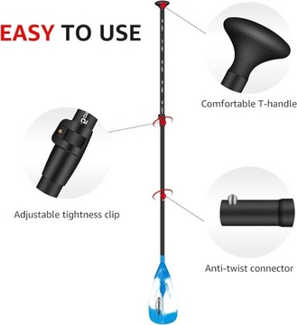 РЕГУЛИРУЕМОЕ СКЛАДНОЕ ВЕСЛО ДЛЯ КАЯКА ДЛЯ SUP BOARD