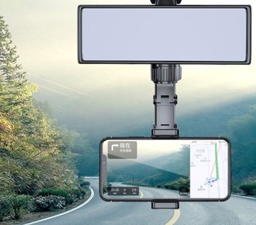 АВТОДЕРЖАТЕЛЬ ТЕЛЕФОНА НА ЗЕРКАЛО ЗАДНЕГО ОБЗОРА ДЛЯ АВТОМОБИЛЯ 360°