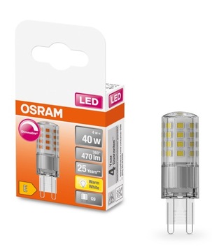 Osram żarówka LED kapsułka Pin 4W 2700K 230V G9 470lm DIM