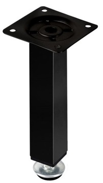 NOGA NÓŻKA MEBLOWA KWADRATOWA H150 15cm CZARNA