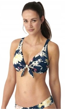 TRIUMPH O - BOTANICAL LEAF W 02 góra bikini miękka z fiszbinami 40B / 80B /