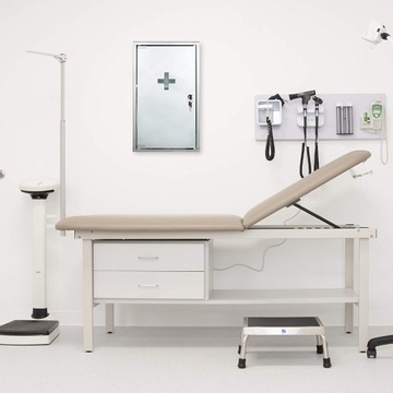 Настенная аптечка, нержавеющая сталь, Relaxdays