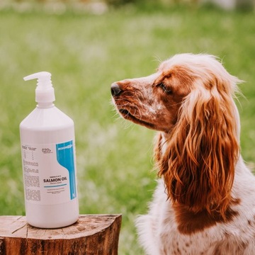 ЛОСОСЕВОЕ МАСЛО ДЛЯ СОБАК И КОШЕК Лососевое масло Омега 3 Омега 6 IRODORI VET 1000мл