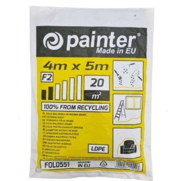 FOLIA MALARSKA GRUBA F2 4x5m PAINTER FOL0551