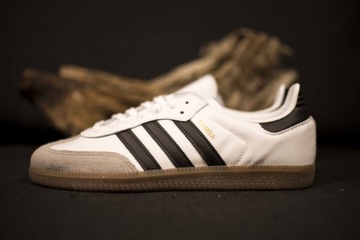 ADIDAS SAMBA CLASSIC OG VINTAGE БЕЛЫЙ/ЧЕРНЫЙ/ГРАНИТ