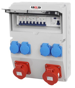 КОНСТРУКЦИЯ РАСПРЕДЕЛИТЕЛЬНОГО УСТРОЙСТВА РАСПРЕДЕЛИТЕЛЬНЫЙ ЩИТ ЗАЩИЩЕННЫЙ 32А 16А 4*230В ДИФФЕРЕНЦИАЛЬНЫЙ