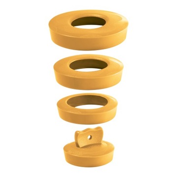 KOREK UNIWERSALNY POMARAŃCZOWY 36MM-58MM