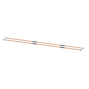 Golf Swing Practice Sticks Ball Swing Plane Training Aid Practice Orange