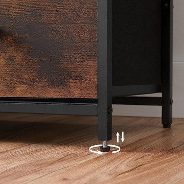 LOFT комод с текстильными ящиками