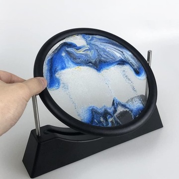 ПЕСОЧНАЯ ЖИВОПИСЬ 3D ПЕСОЧНЫЕ ЧАСЫ ИСКУССТВО ДИНАМИЧЕСКОЕ УКРАШЕНИЕ СТОЛЛА ДЛЯ ГОСТИНОЙ