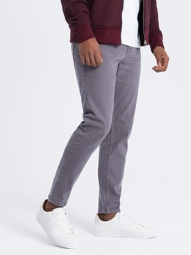 Spodnie męskie jeansowe OM-PADP-0148 graphite XL defekt