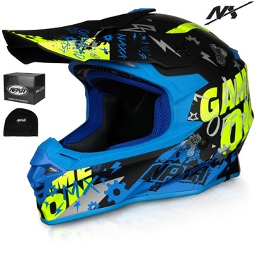 NAXA KASK MOTOCYKLOWY CROSS C9/R QUAD OFF-ROADr.M
