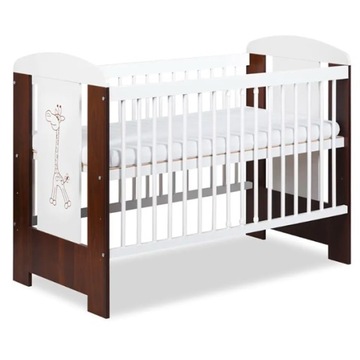 KLUPŚ ДЕТСКАЯ КРОВАТЬ ЖИРАФ ДУБ СОСНА 120x60