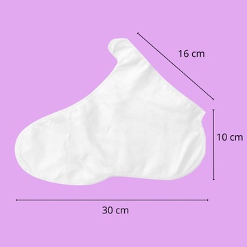 100 одноразовых носков из фольги от потрескавшихся пяток, восстанавливающие для лечения