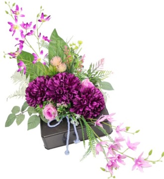 Storczyk w kwadracie 85x50 cm