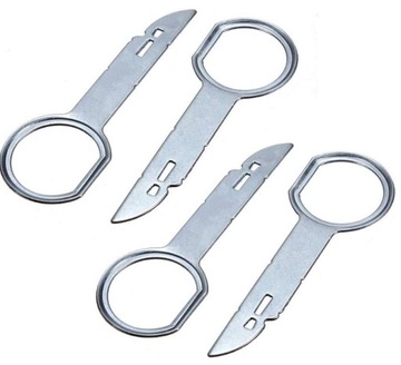 Ключи для снятия магнитолы VW AUDI SKODA SEAT FORD 4 шт.