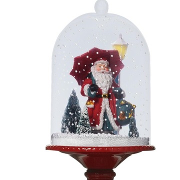 Музыкальный световой фонарь Портативная рождественская музыкальная сцена