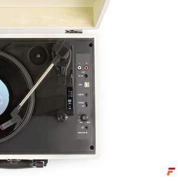 Проигрыватель в чемодане Bluetooth USB конвертер + VINYL