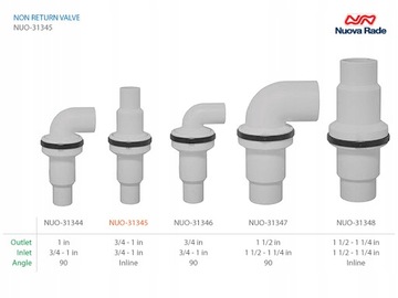 УГЛОВОЙ РЕДУКЦИОННЫЙ КЛАПАН ВОЗВРАТА ВОДЫ для ШЛАНГА 19 мм / 25 мм — 31344