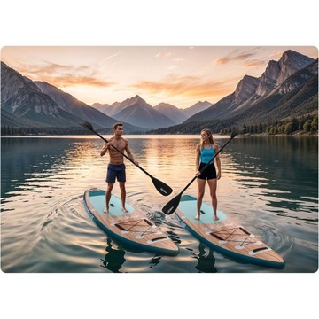 Sup Paddleboard для очистки с помощью легкого насосного насосного весла 350x81x15 см ZES