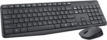 LOGITECH Zestaw Klawiatura i Mysz BEZPRZEWODOWA