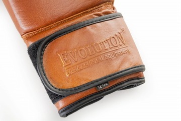 ПРОФЕССИОНАЛЬНЫЕ БОКСЕРСКИЕ ПЕРЧАТКИ ИЗ НАТУРАЛЬНОЙ КОЖИ EVOLUTION RETRO 10 УНЦИЙ