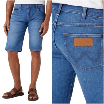 WRANGLER COLTON SHORTS MĘSKIE SZORTY SPODENKI JEANSOWE JEANS DŻINS W32