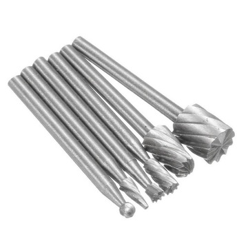 Frez trzpieniowy Mastiff 3,2mm tarniki do drewna, frezy profilowe 6 szt.