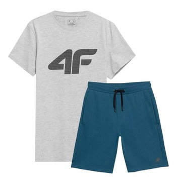 4F ZESTAW MĘSKI T-SHIRT SPODENKI KOMPLET