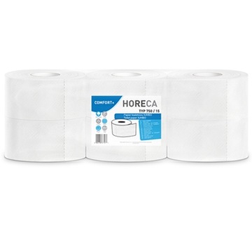 PAPIER TOALETOWY JUMBO Horeca celuloza, 6x150m