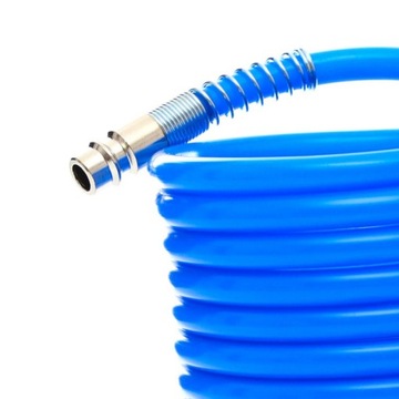 СПИРАЛЬНЫЙ ПНЕВМАТИЧЕСКИЙ ШЛАНГ 5x8 мм, 5 м, КАБЕЛЬ 8 бар, ПРОЧНЫЙ, ТОЛЩИННЫЙ KD674