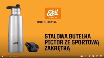 ESBIT PICTOR СТАЛЬНАЯ ТУРИСТИЧЕСКАЯ БУТЫЛКА 750МЛ