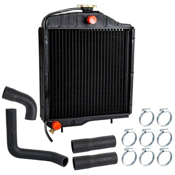 Chłodnica Ursus C-360 4-RZĘDOWA KOMPLETNA Z PRZEWODAMI + OPASKI GRATIS