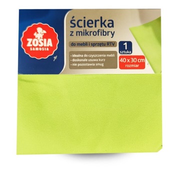 Zosia Samosia ścierka MIKROFIBRA Meble, sprzęt RTV