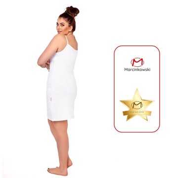 БЕЛОЕ ПЛАТЬЕ ИЗ 100% ХЛОПКА ГЛАДКОЕ ЖЕНСКОЕ СВОБОДНОЕ M