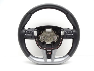 KIEROWNICA SKÓRA MULTI ŁOPATKI BIEGÓW 5P0419091BC SEAT LEON II LIFT FR