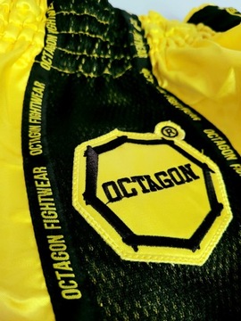 Spodenki Muay Thai Octagon yellow L