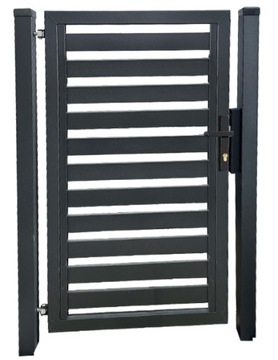 Furtka ogrodzeniowa INCOGNITO BR1132 Ocynk RAL Antracyt 100x136 cm