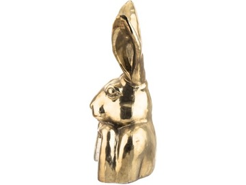 ПАСХА Декоративная фигурка КРОЛИК ЗАЯЦ 49 х 25 х 20 см - ЗОЛОТО