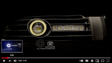 VW Passat B5 FL Halogen + дневные ходовые огни в решетках бампера