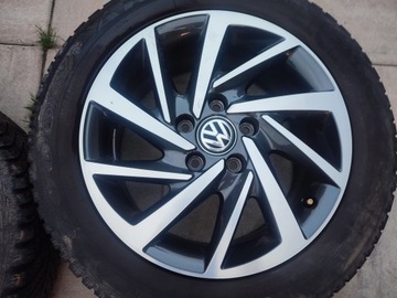 DISK HLINÍK 4X Z PNEUMATIKA VW GOLF 6.5X16 5X112 ET46 205/55R16