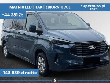 Ford Transit Custom II Van L1 2.0 EcoBlue  150KM 2025 Transit Custom Kombi M1 L2H1 Limited 320 2.0 150KM